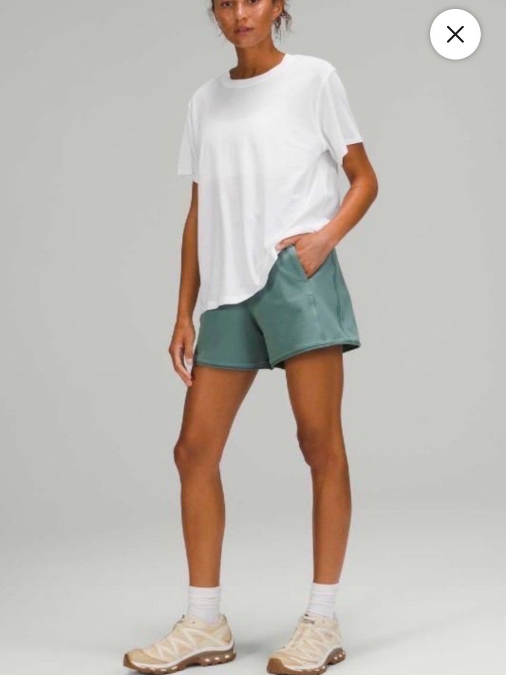 Lululemon All Yours Cotton T-Shirt in white Size 20
